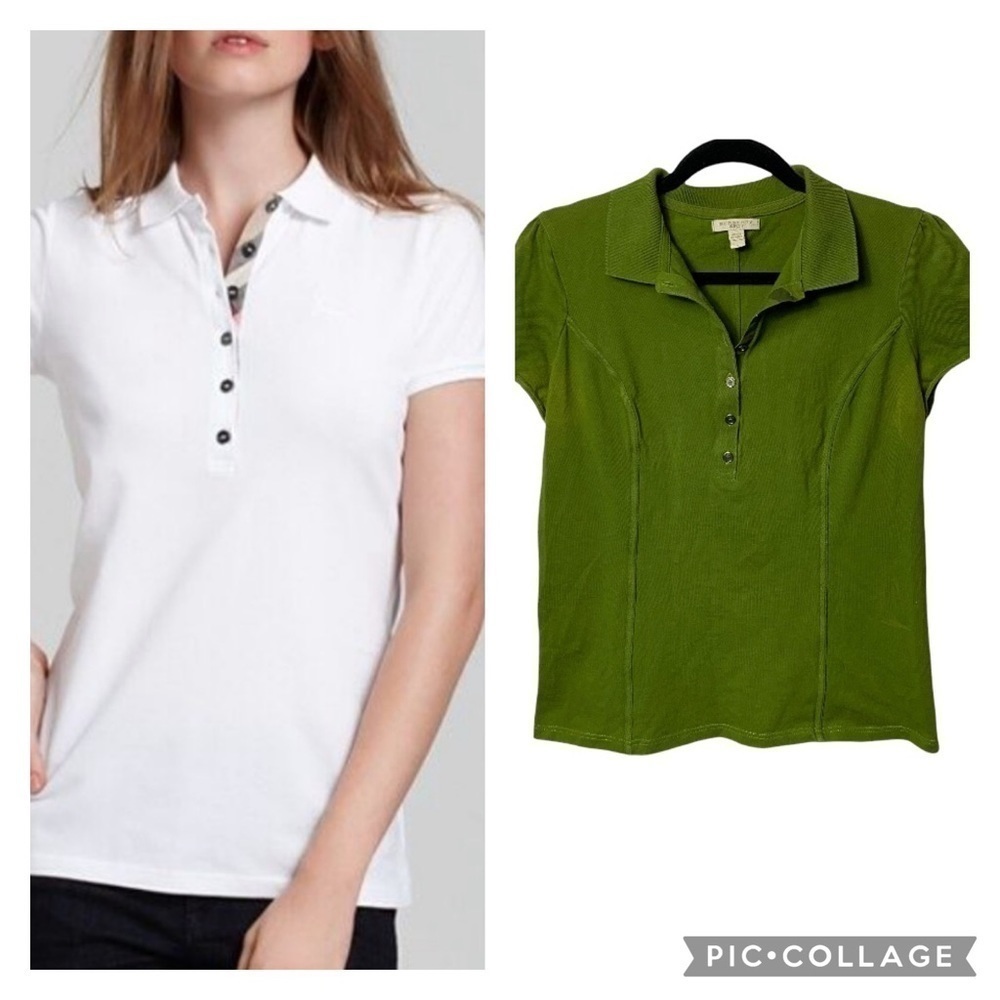 Burberry Brit Golf Polo Shirt Olive Green